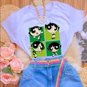 t-shirt feminina roupa adulto personagens stitch moda basica P ao GG